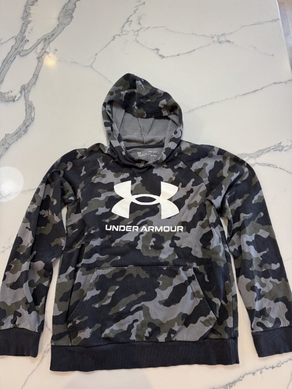 Under Armour Camo Pullover Hoodie Youth Large